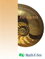 Math-U-See Pre-Algebra (8), Instruction Manual