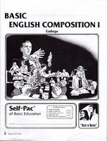 ACE Basic English Composition I, Self-Pacs 2-10 & 2 Keys Set
