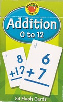 Brighter Child Addition 0-12 Flash Cards