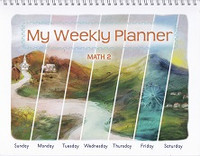 Good and the Beautiful My Weekly Planner (Math 2)