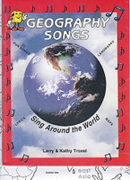 Geography Songs, Sing Around the World Book & Map Set