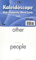 SRA Kaleidoscope High-Frequency Word Card, Level B