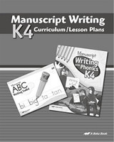 Manuscript Writing K4 Curriculum-Lesson Plans, 6th ed.