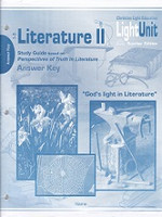 Literature II LightUnit Answer Keys, Sunrise Edition, 2 Vol.