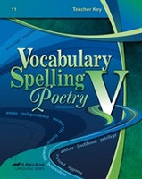Vocabulary Spelling Poetry V (11), 5th ed., Key