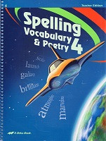 Spelling Vocabulary & Poetry 4, Teacher Edition & CD Set
