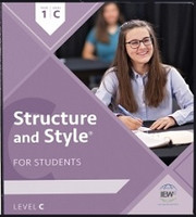 IEW Structure and Style for students, Level C, Binder