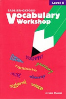 Vocabulary Workshop, Level E, text