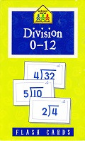 Division 0-12 Flash Cards