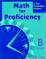 Math for Proficiency, Level B; a Test Preparation Program