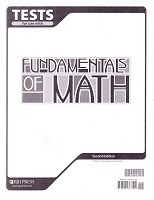 Fundamentals of Math 7, tests