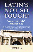 Latin's Not So Tough! Answers Only" Answer Key, Level 3