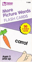 More Picture Words Flash Cards