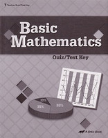 Basic Mathematics 7, Quiz, Test Key