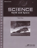 Science 8: Earth and Space, Test Key (NISB0015)