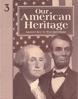 Our American Heritage 3, Text Answer Key (SOL00138)