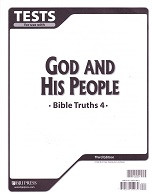 Bible Truths 4: God and His People, Tests & Test Key Set (SOL02619)