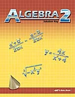 Algebra 2 (10), Solution Key (SOL05770)