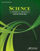 Science 7: Order & Design, Activity Key (SOL06124)
