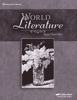 World Literature 10, 4th ed., Quiz-Test Key