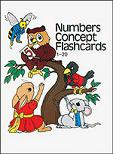 Numbers Concept Flashcards K, 1-20