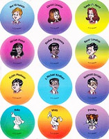 ACE Character Stickers Set
