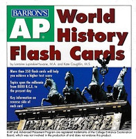 Barron's AP World History, 350 Flash Cards Set