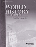 World History and Cultures 10, 3d ed., Test-Map Project Key