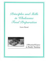 Principles and Skills in Wholesome Food Preparation, Manual