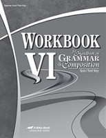 Grammar & Composition 12, Workbook VI 4th ed., Quiz-Test Key