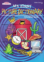 My First Picture Dictionary Coloring Book