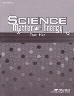 Science 9, Matter and Energy, Test Key