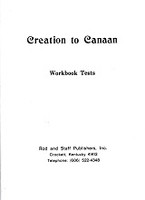 Creation to Canaan, Workbook Tests
