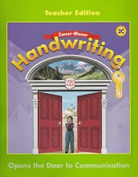Zaner-Bloser Handwriting, Grade 2C Teacher Edition