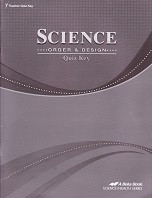 Science 7: Order & Design, Quiz Key