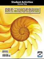 Pre-Algebra 8, 2d ed., Student Activity Key