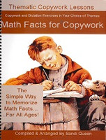 Math Facts for Copywork