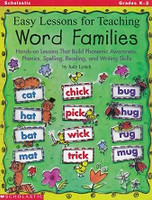 Easy Lessons for Teaching Word Families, K-2nd