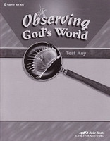 Observing God's World 6, Test Key