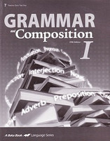 Grammar and Composition I (7), Quiz-Test Key
