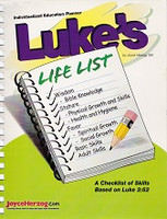 Luke's Life List Individualized Education Planner