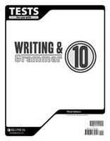 Writing & Grammar 10, 3d ed., Tests & Test Key Set