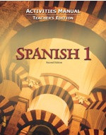 Spanish 1, 2d ed., Activities Manual, Teacher Edition