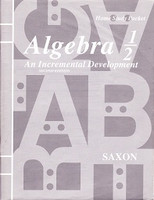 Saxon Algebra 1/2, 2d ed., Home Study Packet