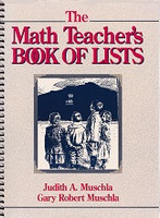 Math Teacher's Book of Lists