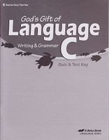 God's Gift of Language C (6), Quiz-Test Key