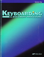 Keyboarding and Document Processing 10-12, Solution Key