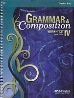 Grammar & Composition IV (10), 4th ed., Teacher Key