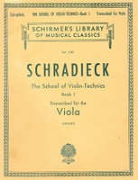 Schradieck School of Violin-Technics, Book 1, for Viola