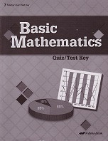 Basic Mathematics 7, Quiz-Test Key